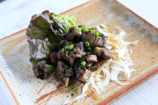 親鶏の直火焼き定食